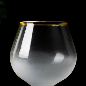 Elite Parlor Frosted Glass (Set of 2) Glasses June Trading