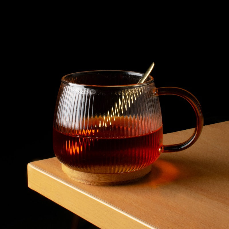 Ripple Coffee Mug with Lid & Spoon