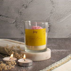 Serene Blossom Votive Aroma Candle Candles The June Shop Sugar Berry