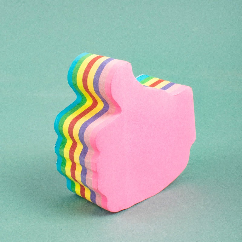 Rainbow Thumbs Up Sticky Notes