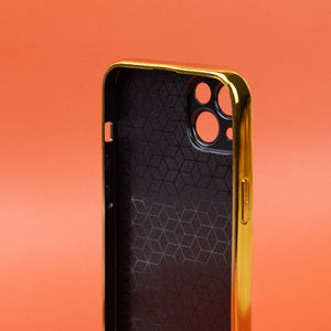 Golden Fern Green Luxury Embossed Design iPhone Cover Mobile Phone Cases June Trading