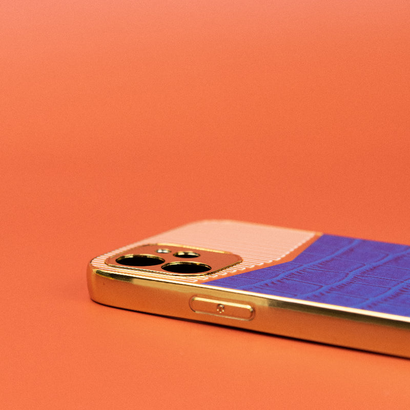 Golden Tuscan Sun Luxury Embossed Design iPhone Cover Mobile Phone Cases June Trading