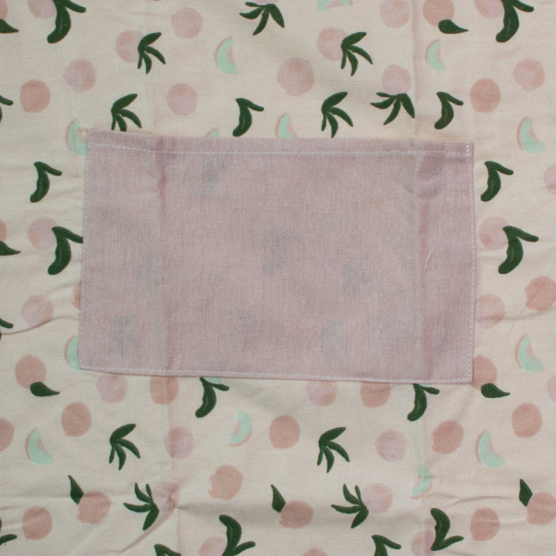 Peach Print Kitchen Apron Apron June Trading