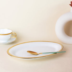 Aurulent Oval Serving Plate Serving Tray June Trading