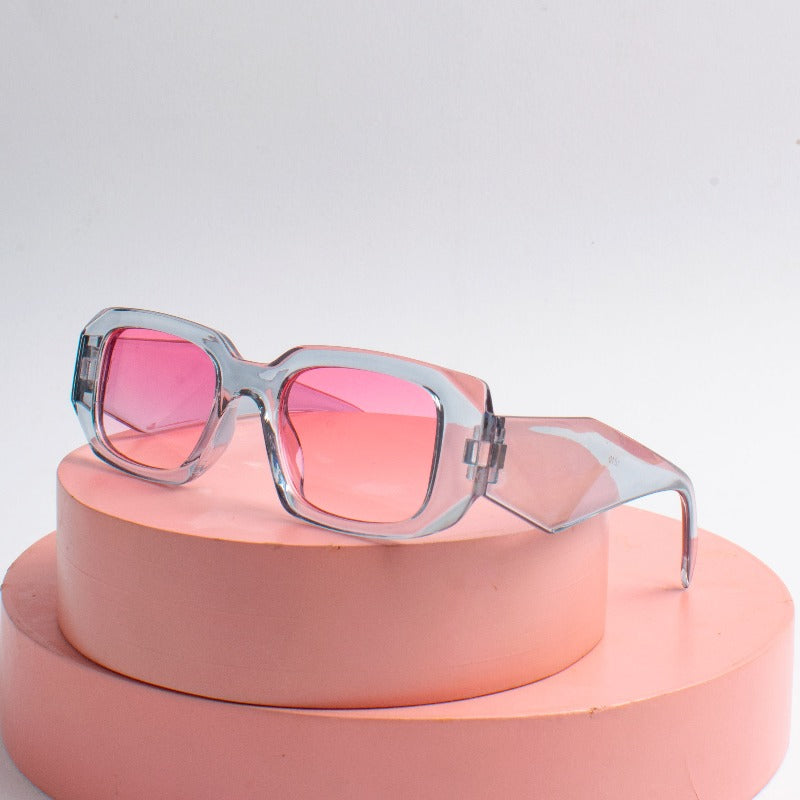 Clear Pink Power Play Kids Eyewear