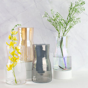 Iridescent Carafe Glass Vase Vases June Trading