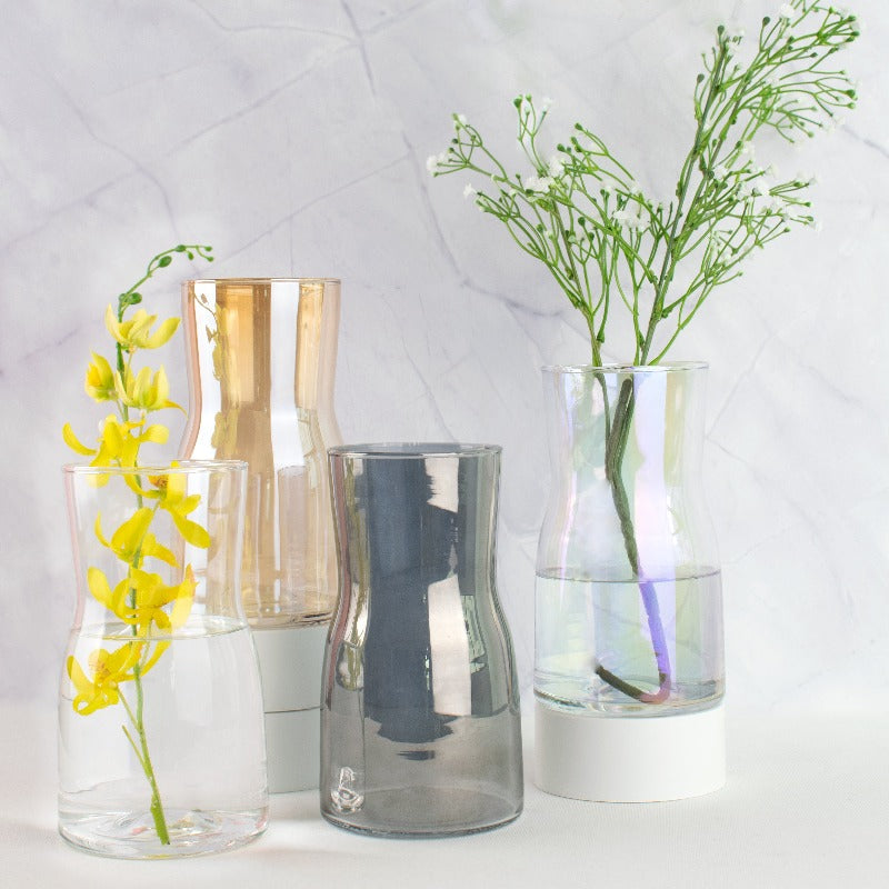 Iridescent Carafe Glass Vase Vases June Trading
