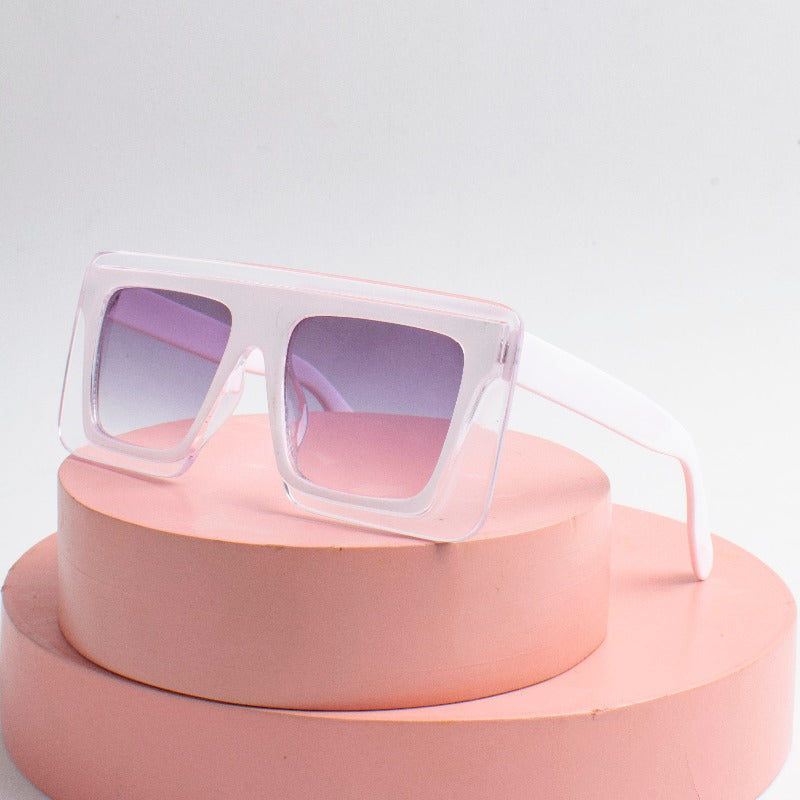 White Kids Oversized Wonder Shades