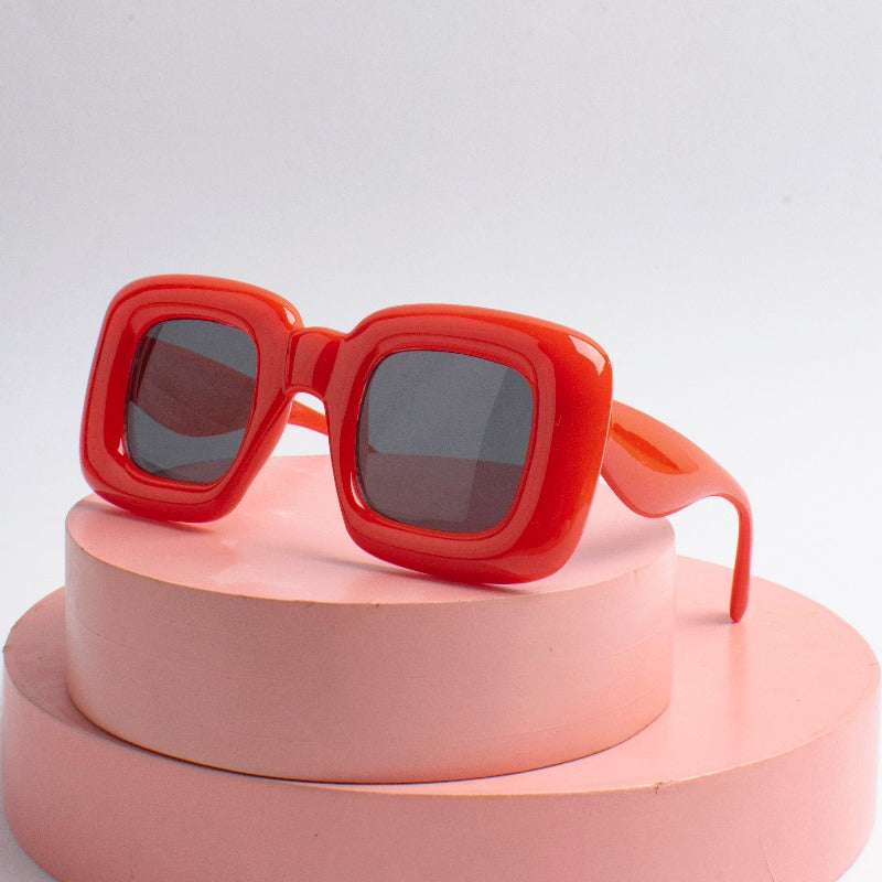 Candy Red Funky Oversized Kid's Sunglasses