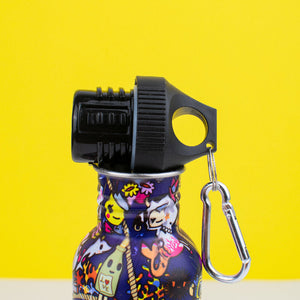 Funky Pattern Printed Metal Bottle Bottles June Trading