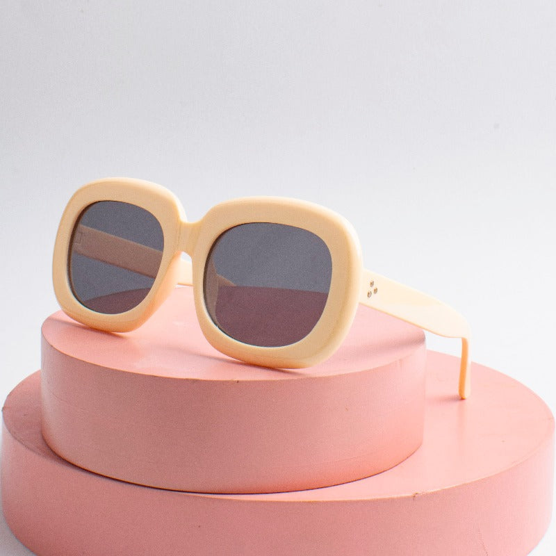 Yellowish Giggle Oversized Goggles For Kids