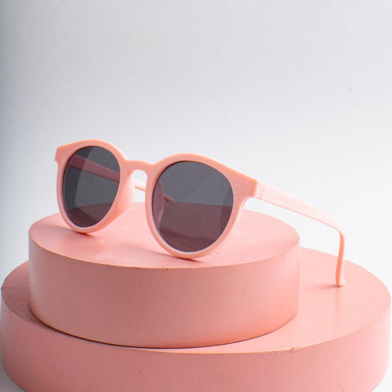 Pink Pearl Playful Orbit Round Kid's Sunglass