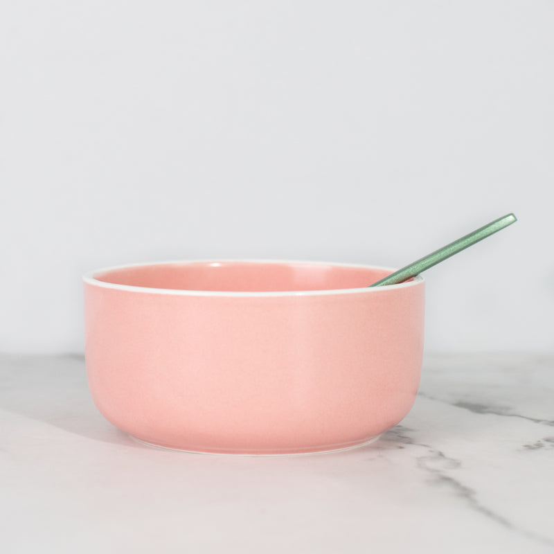 Soft-Hued Pink Earthen Small Bowl (4 Inches) Bowls June Trading