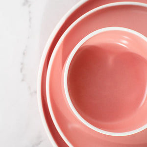 Soft-Hued Pink Earthen Dinner Plate (10 Inches) Dinner Plates June Trading