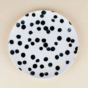 Skittish Polka Dot Dinner Plate Dinner Plates June Trading