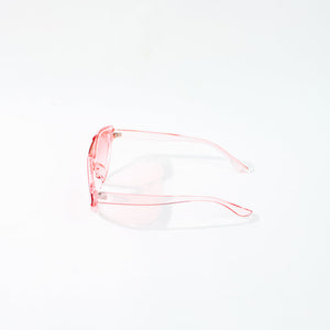 Angular Peach Pink Tint Spy Sunglass Eyewear June Trading