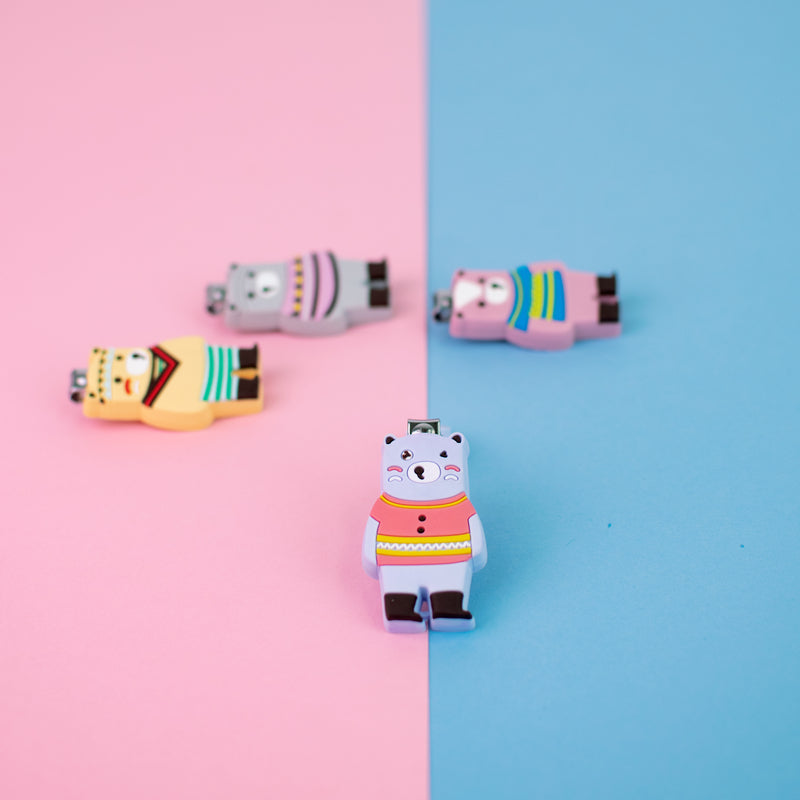 Teddy Little Nail Cutter Nail Cutter June Trading Cornflower Blue