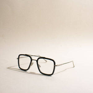 Legendary Rectangle Clear Sunglass Eyewear June Trading