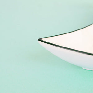 Classy Crescent Ceramic Serving Dish Serving Plates June Trading