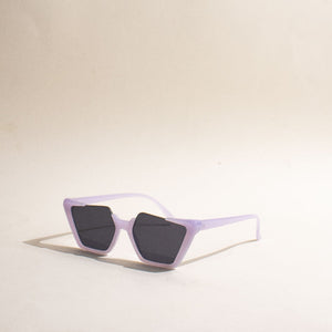 Chic Cateye Square Pale Lilac Sunglass Eyewear June Trading