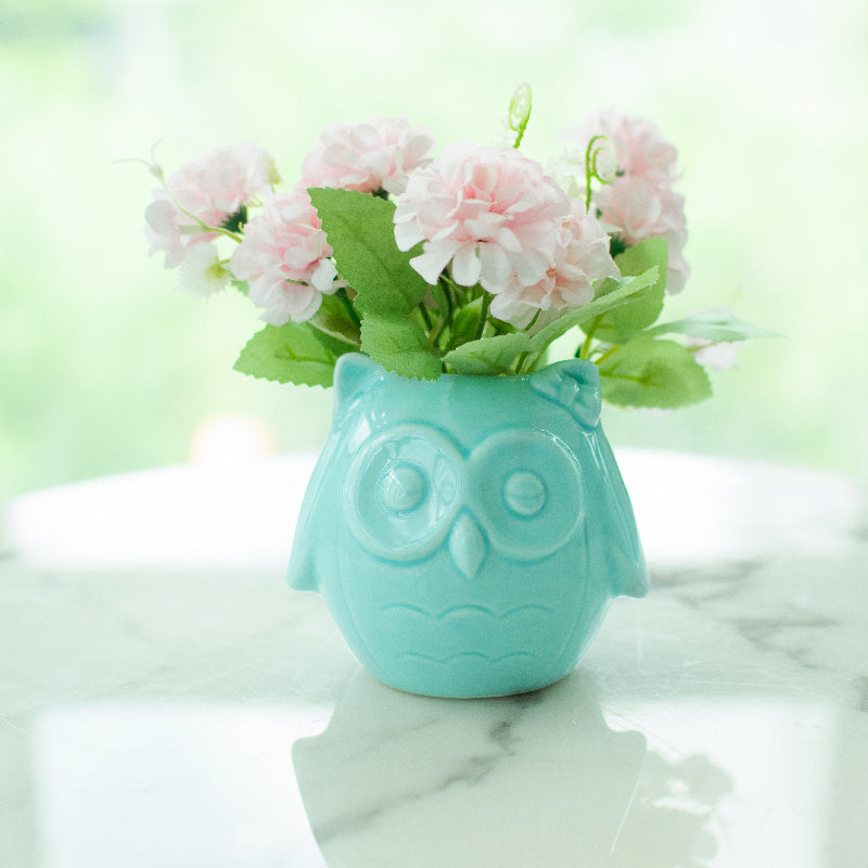 Owl Ceramic Pot For Plants Planters June Trading