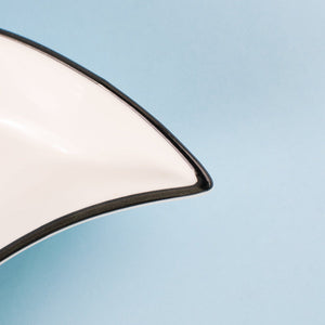 Classy Crescent Ceramic Serving Dish Serving Plates June Trading