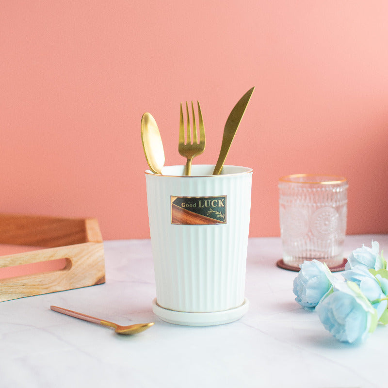 Nordic Ceramic Planter Cum Crockery Stand Vases June Trading