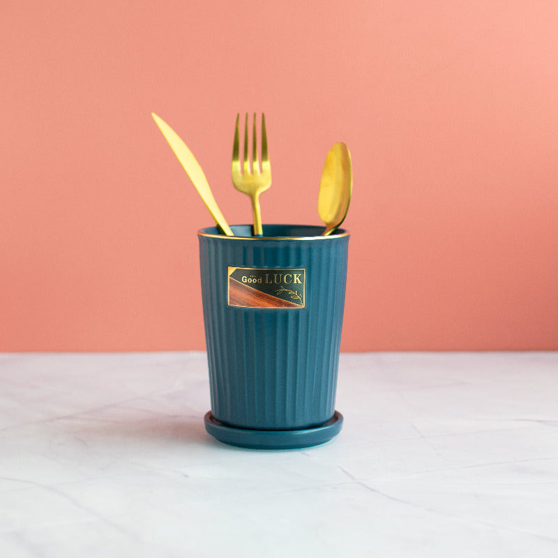 Nordic Ceramic Planter Cum Crockery Stand Vases June Trading