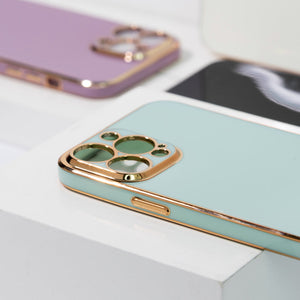 Apple iPhone 11 Pro Golden Edge Solid Color Cover iPhone 11 Pro June Trading