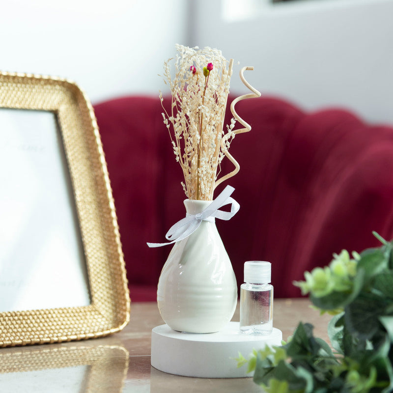 Elusive Vase Pampas Reed Diffuser Aroma Diffusers June Trading Refreshing Lemon