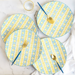 Colorful Designer Moroccan Dinner Plate Dinner Plates June Trading Set Of 4