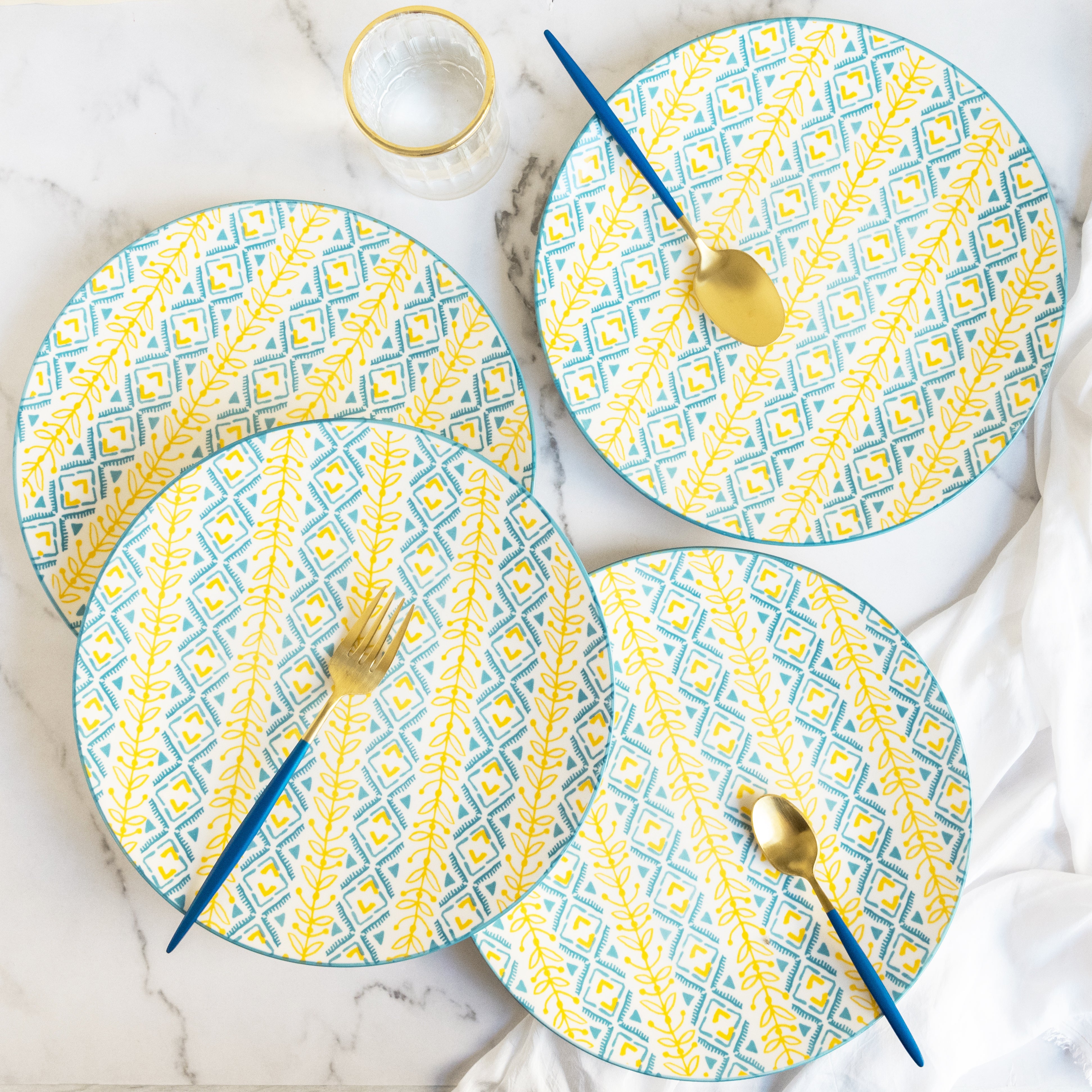 Colorful Designer Moroccan Dinner Plate Dinner Plates June Trading Set Of 4