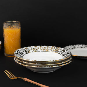 Aurulent Crinkle Pasta Bowl (8 Inches) Pasta Bowl June Trading