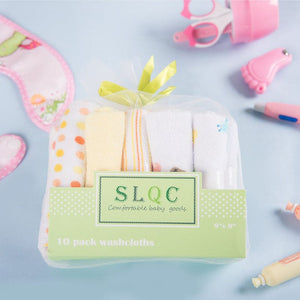 Baby Yellow Napkin 10pcs Set Kids Napkin June Trading