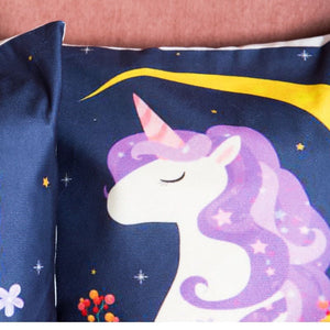 Unicorn Print Cushion Cover (Set of 2) Cushion Cover June Trading