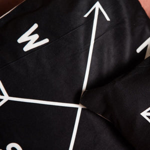 Compass Print Cushion Cover (Set of 2) Cushion Cover June Trading