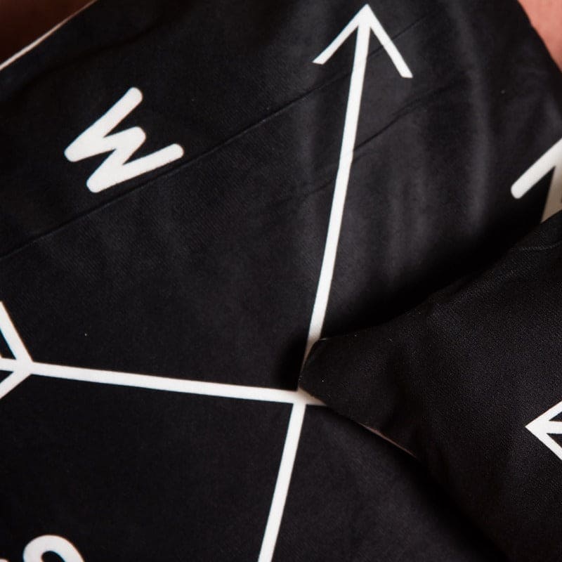 Compass Print Cushion Cover (Set of 2) Cushion Cover June Trading