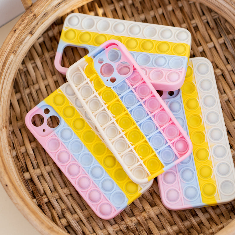 Apple iPhone Joyful Pop It Premium Soft Silicone Case Mobile Phone Cases June Trading