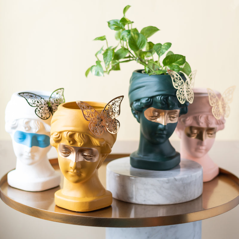 Mystical Greek Vase with Butterfly Artifacts June Trading