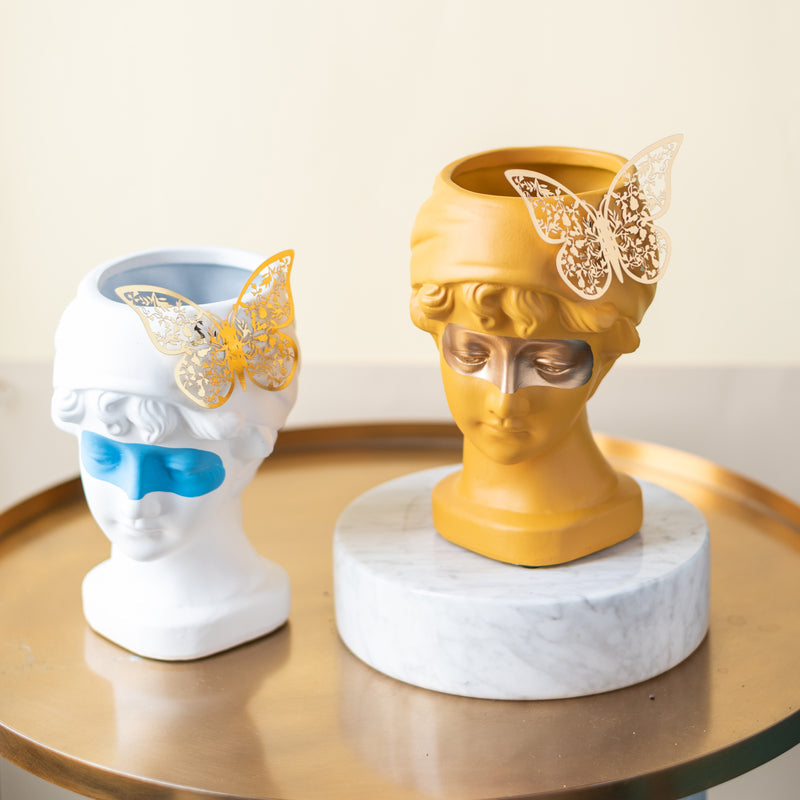 Mystical Greek Vase with Butterfly Artifacts June Trading