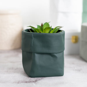 Nordic Bag Shape Planter Planters June Trading