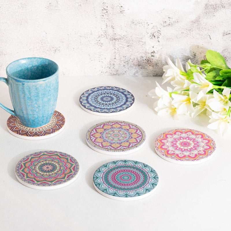 Traditional (Set Of 6) - Ceramic Coasters Coasters June Trading