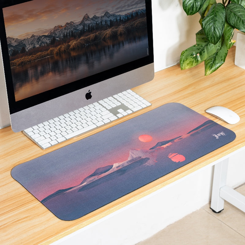 Dusky Serenade Versatile Desk Mat
