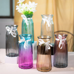 European Style Tall Glass Vase Vases June Trading