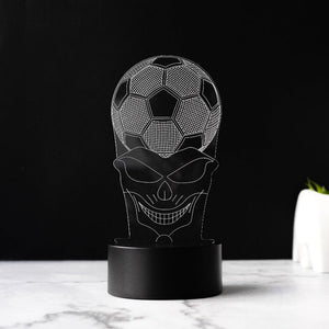 Soccer Lover 3D Light 3D Lights June Trading Black Base