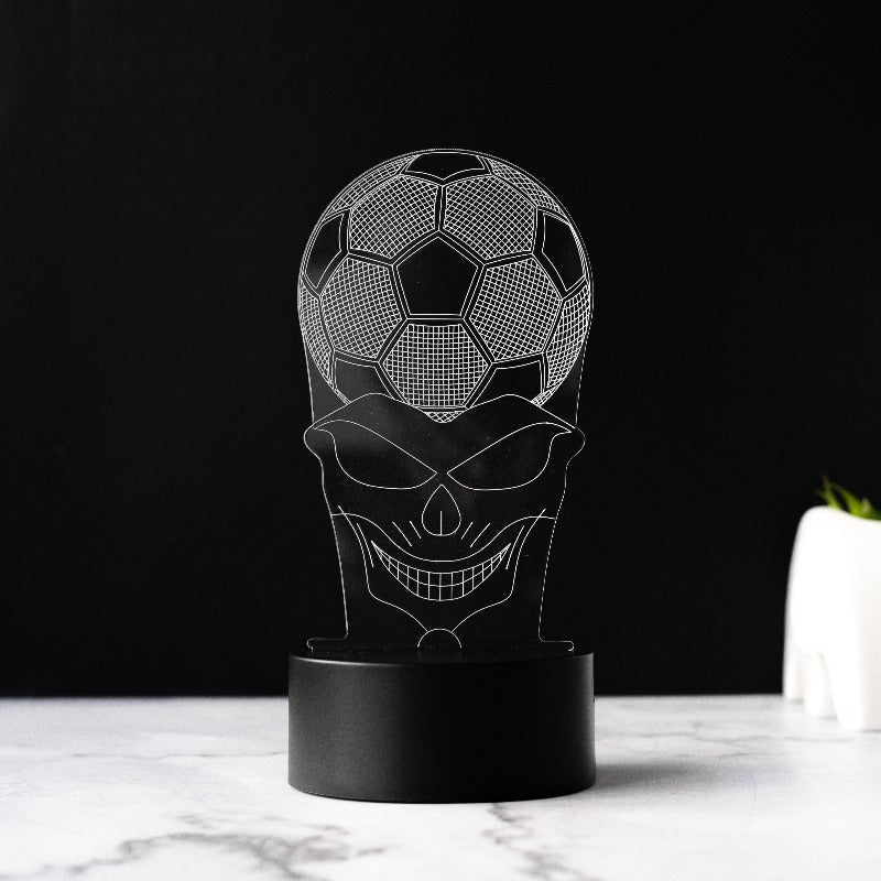 Soccer Lover 3D Light 3D Lights June Trading Black Base