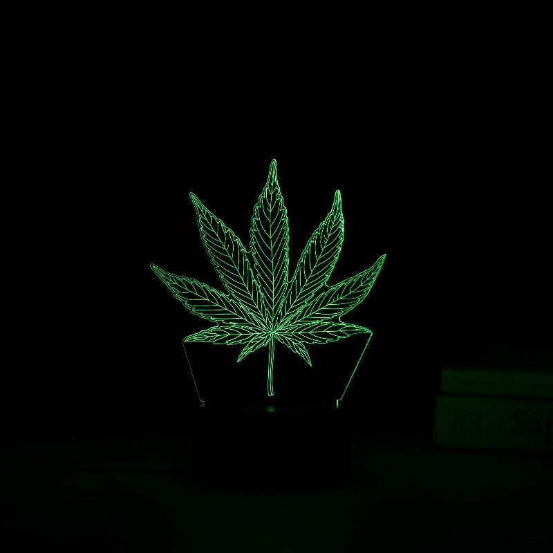 420 Leaf 3D Light 3D Lights The June Shop