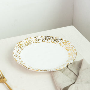 Aurulent Matte Patches Uneven Snack Plate Dinner Plates June Trading