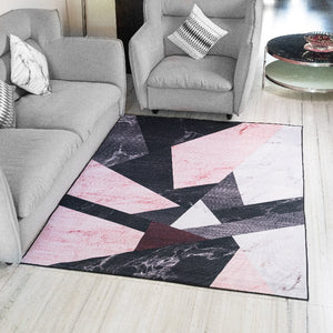 Geometric Triangle Modern Home Large Carpet Carpets June Trading
