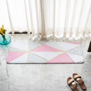 Abstract Fuchsia Soft Feel Long Mat Runner Long Mats The June Shop